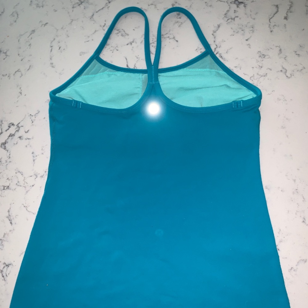 Lululemon | Power Y Tank in Teal Blue Green
